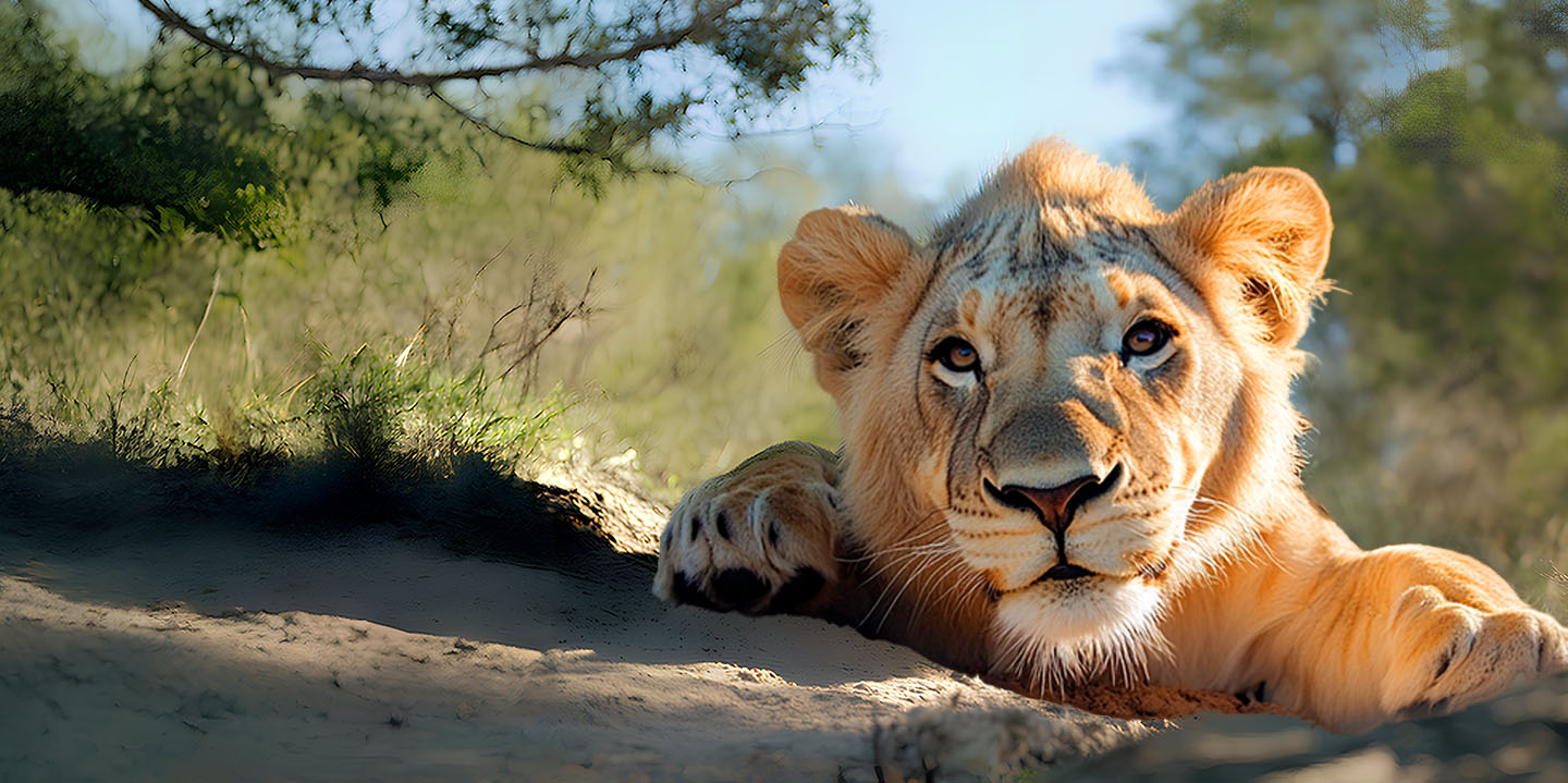 Lion in Selwo Aventura Estepona